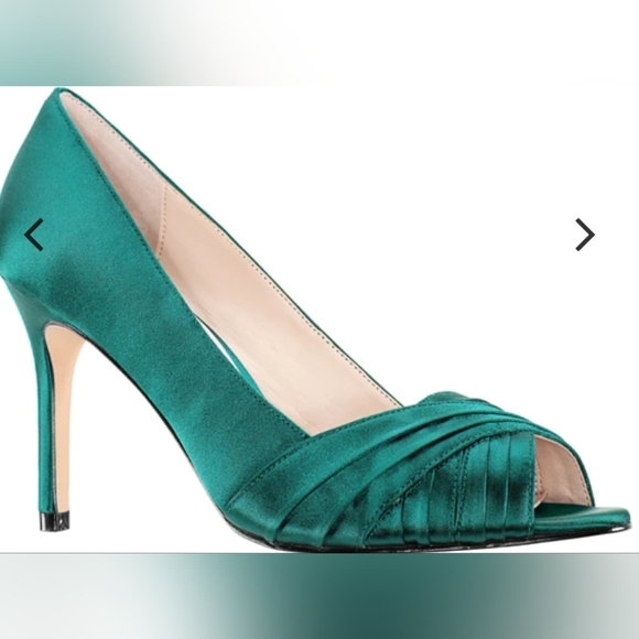 NWT Rhiyana Womens Oasis Satin Peep Toe High-Heel Classic Pump by Nina-11M - Picture 3 of 13